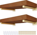 AddGrace Industrial Black Shelf Brackets 6 Inch L Brackets by AddGrace
