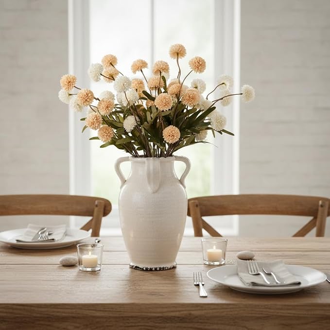 Vaseking White Ceramic Vase - Image 5