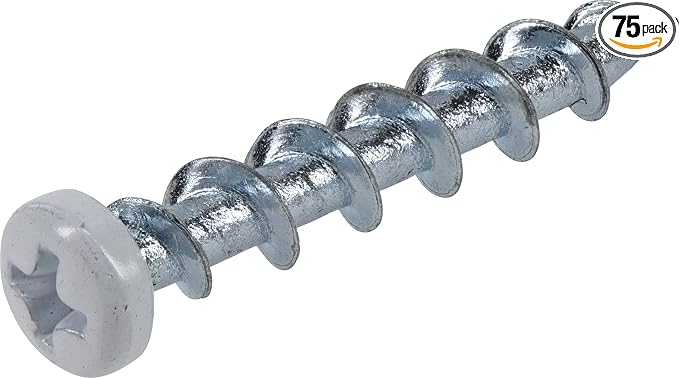 Hillman Borefast Drywall Anchors, 1-1/2in Pan Head, 75 Pack, Phillips pan head by Hillman