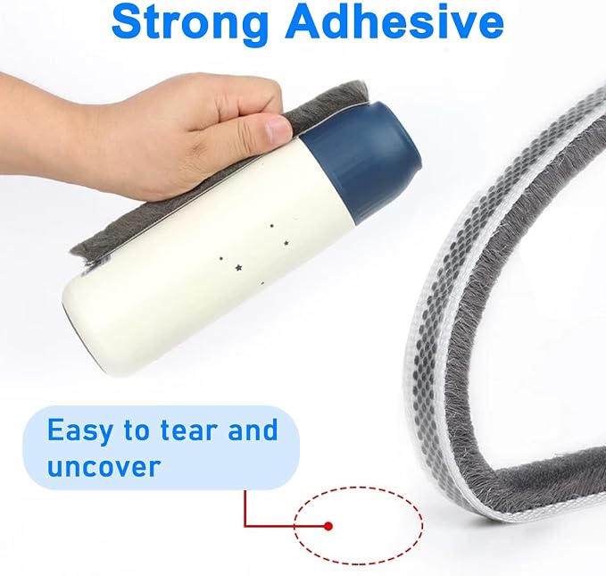Weather Stripping Door Window Seal Strip 66 Ft, Selfadhesive Strong Adhesion - Image 5