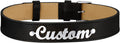 Custom4U Personalized Black Leather Choker Necklace with Picture/Name/Initials/Letters Charm,Custom Made Adjustable Choker Collar Gothic Punk Necklaces Jewelry Gifts for Women
