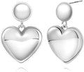 14K Gold Earring Cross Waterdrop Butterfly Heart Knot Earrings for Women Gold Silver Cross Leverback Drop Gold Silver Teardrop Hoop Dangle Earring White Gold Dangle Drop Earring