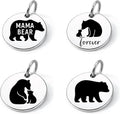 SM Design Pregnancy & New Baby Charm Set – Set of 4 Meaningful Stainless Steel Charms – Great for Crafting, Making Bracelets and Necklaces - Meaningful Keepsake Charms for Expecting & New Moms