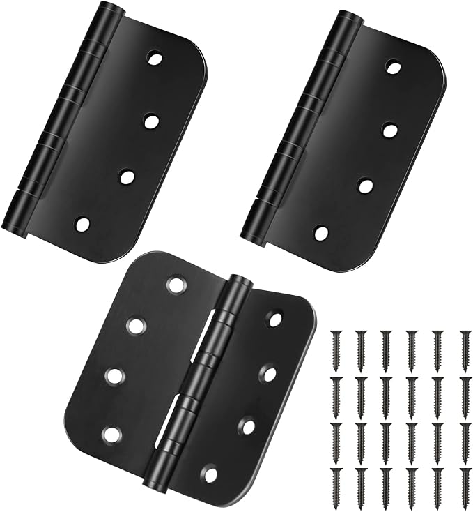 Ball Bearing Door Hinges Stainless Steel Heavy Duty Hinges 4 x 4 inch by Qkenvo
