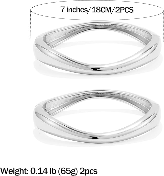Elegance 11 designs Gold Bangles For Women Chunky Trendy Hinged Cuff Open Bracelet Wide Minimalist Bracelets Jewelry Gift