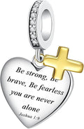 Birthday Fashion Love Heart Dangle Charm 925 Sterling Silver Charms fits Bracelets and Necklace Pendant Bead Charms Jewelry Present for Women Family Friends
