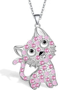 Couple Heart Or Cat BFF Best Friend for Girls Puzzle Friendship Pendant Necklaces,316L Stainless Steel