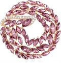 Brooch Pins for Women Girls Fashion Flower Crystal Rhinestone Pearl Jewelry