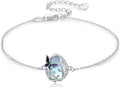 Dragonfly Bracelet 925 Sterling Silver Butterfly Bracelet Adjustable Celtic Moon Bracelet Irish Celtic Jewelry Gifts for Women