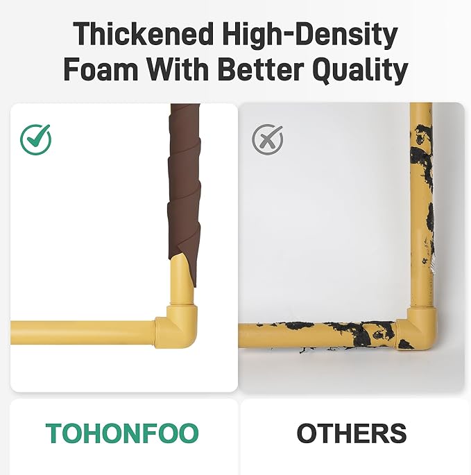TOHONFOO Outdoor Pipe Insulation Tapes, Foam Pipe Heat Tape, insulation foam - Image 4