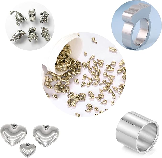 Copper Alloy for Silver Jewelry-Corrosion Resistant Copper Casting Alloy-Rings, Necklaces, Pendants and Any Other Copper Metal Required for Casting(Silver)