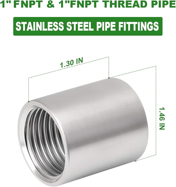 10PCS 304 Stainless Steel Cast Pipe Fitting - Image 4