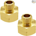 Joywayus 1/2 NPT Female to 3/8 Compression Male Thread Pipe Fitting, Brass by Joywayus