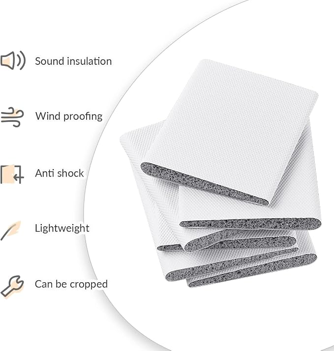 30Pcs Door Corner Seals Exterior Self-Adhesive Door Frame Seal Corner Foam Door - Image 4
