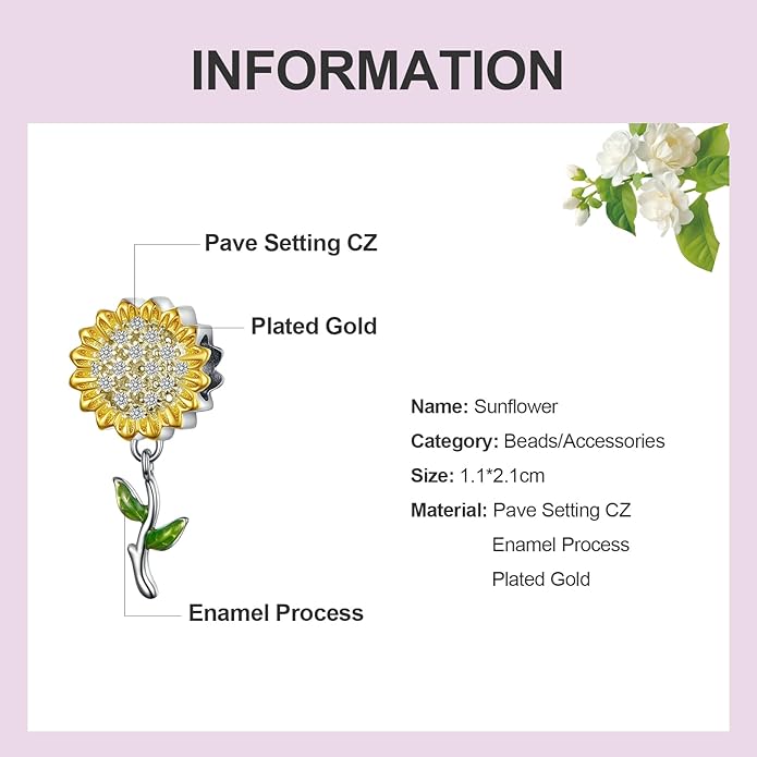 Charm Beads for Women, S925 Sterling Silver Dangle Charm Beads for European Charm Bracelet & Snake Chain Bracelets, Love Family Friendship Butterfly Pet Flower Designs, Gift Box Included