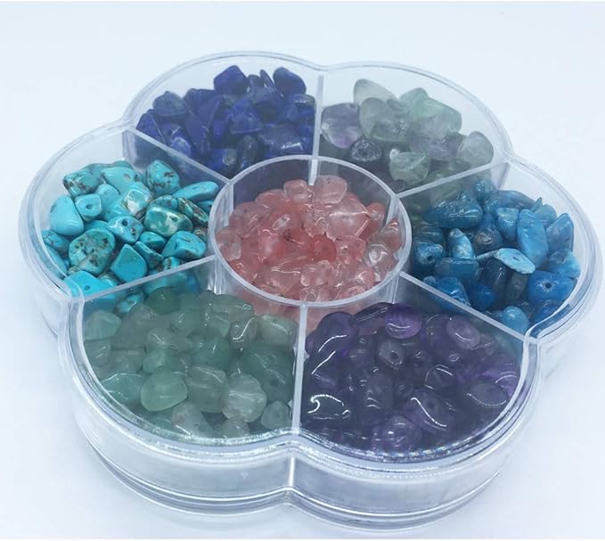 Gemstone Beads Natural Irregular Shaped Stone Chips Crystal Energy Healing Power for Jewelry Making(7 Material)