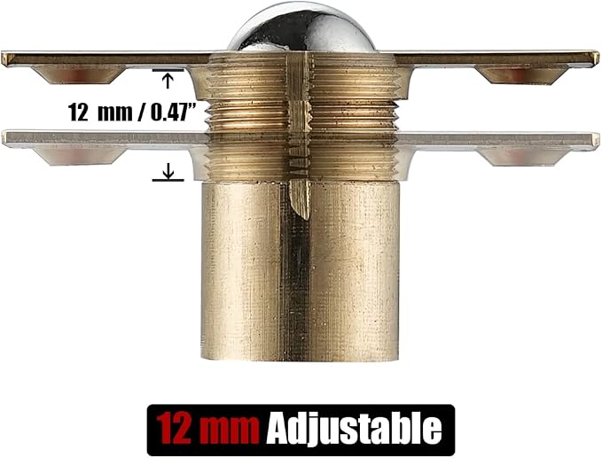 JQK Closet Ball Catch Door Hardware, Stainless Steel Catch Adjustable - Image 9