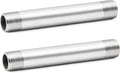 ChillWaves 304 Stainless Steel Pipe Fitting, Nipple Cast Pipe 3/8" NPT Male x by VisittheCHILLWAVES