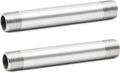 ChillWaves 304 Stainless Steel Pipe Fitting, Nipple Cast Pipe 1" NPT Male x 1" by VisittheCHILLWAVES