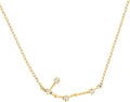 PAVOI 14K Gold Plated Astrology Constellation Horoscope Zodiac Necklace 16-18"
