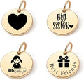 SM Design Pregnancy & New Baby Charm Set – Set of 4 Meaningful Stainless Steel Charms – Great for Crafting, Making Bracelets and Necklaces - Meaningful Keepsake Charms for Expecting & New Moms