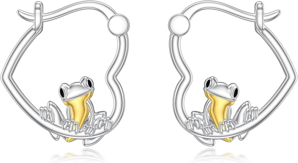 Hypoallergenic Earrings Rabbit Tiger Teddy Koala Puppy Panther Peacock Earrings Sterling Silver Animal Hug Hoop Earrings Jewelry Mothers Day Graduation Birthday Gifts for Women