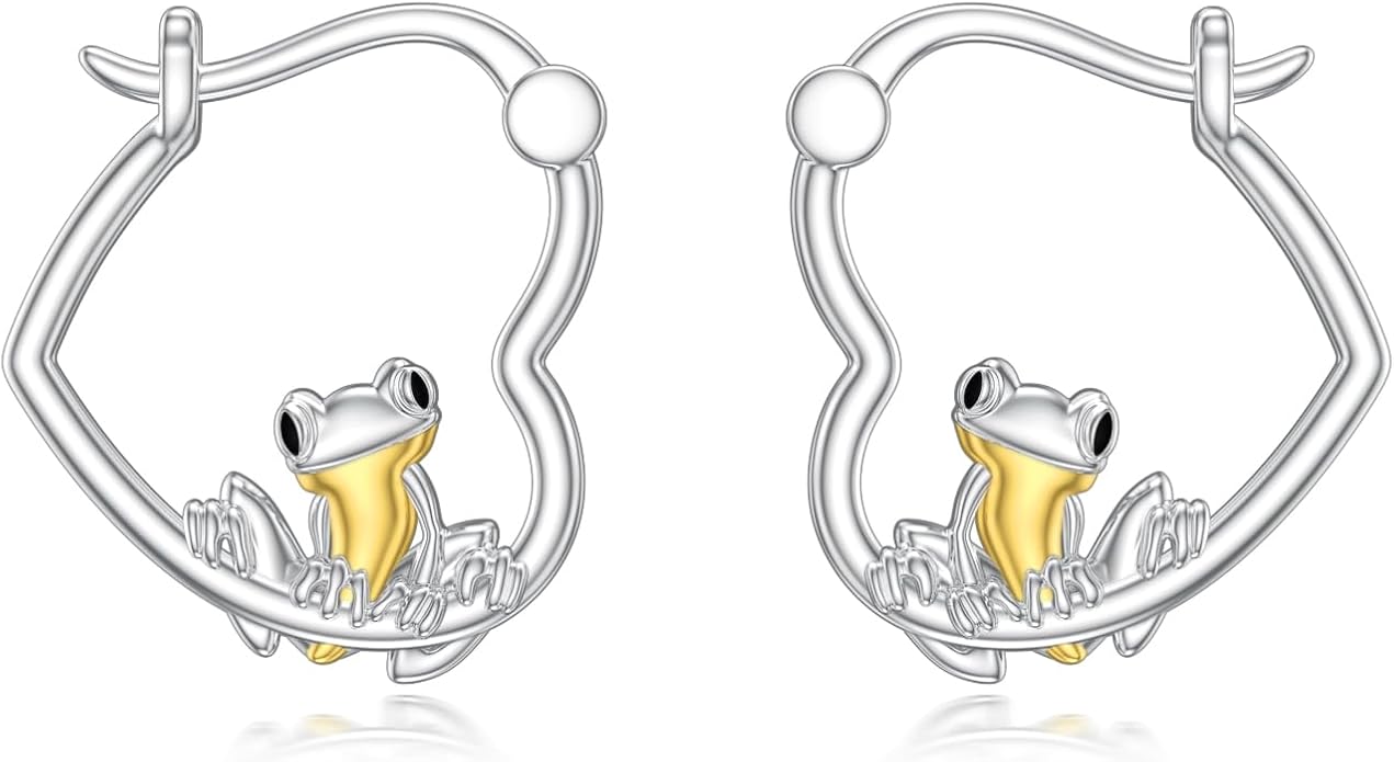 Hypoallergenic Earrings Rabbit Tiger Teddy Koala Puppy Panther Peacock Earrings Sterling Silver Animal Hug Hoop Earrings Jewelry Mothers Day Graduation Birthday Gifts for Women