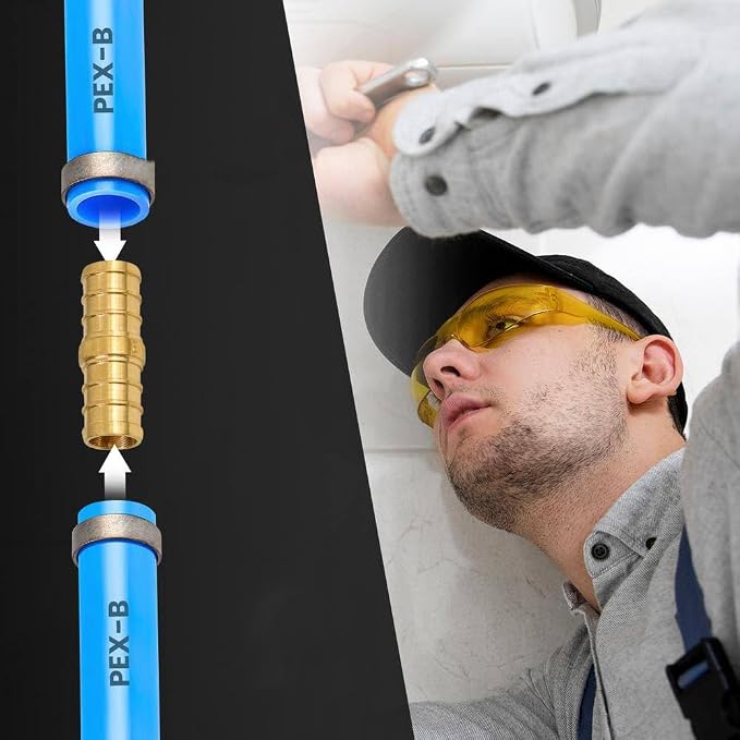 XFITTING 10 Pack Pex Ball Valve, 3/4" Inch Pex Ball Valve, Full Port - Image 8