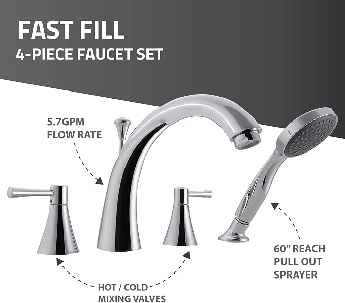 ANZZI Walk In Tub, 30 X 53 In, Right Drain, 9 Whirlpool & 26 Air Jets | The 60 - Image 4