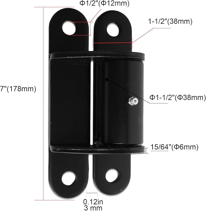 Upgraded 7” Gate Hinges Heavy Duty - Image 7