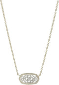 Kendra Scott Elisa Pendant Necklace for Women, Fashion Jewelry, 14k Gold-Plated