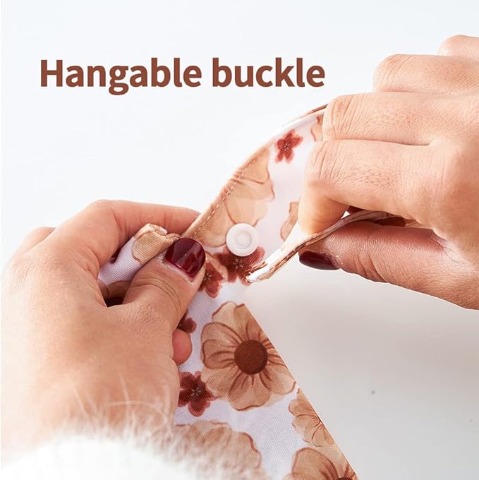 HappyFlute 9 Sets Newborn Baby Cloth Pocket Diapers One Size Adjustable Reusable for Baby Boys and Girls(6-33 pounds,0-3 Years),One Wet Bag+4Diapers and 4Inserts