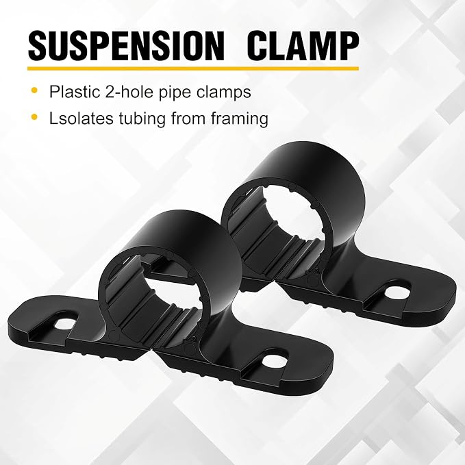 Briwooody 200 Pack 1/2 Inch Pipe Supports Suspension - Image 3
