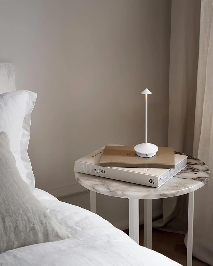 Modern Cordless Table Lamp Set of 2, Rechargeable, Battery Operated Lighting - Image 9