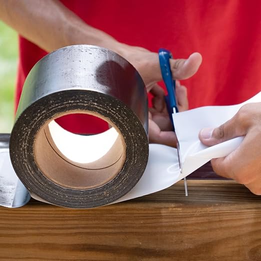 StrongHome Butyl Flashing Tape for Windows & Doors, 6-in. x 75-Ft Roll - Image 4