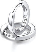 FaithHeart Sterling Silver Hoop Earrings for Women, Hypoallergenic Huggie Hoop Earrings Lightweight Small Cartilage Earrings Hoop Earring Dainty Everyday Earrings 6/8/10/12/14/15/16/18/20mm