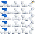 20 pcs Water Push to Connect Quick Connect Fittings 3/8" Tube OD by Unknown