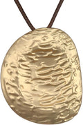 Women's Leather Long Necklace Bohemian Style Circle Retro Pendant Necklace Women's Jewelry