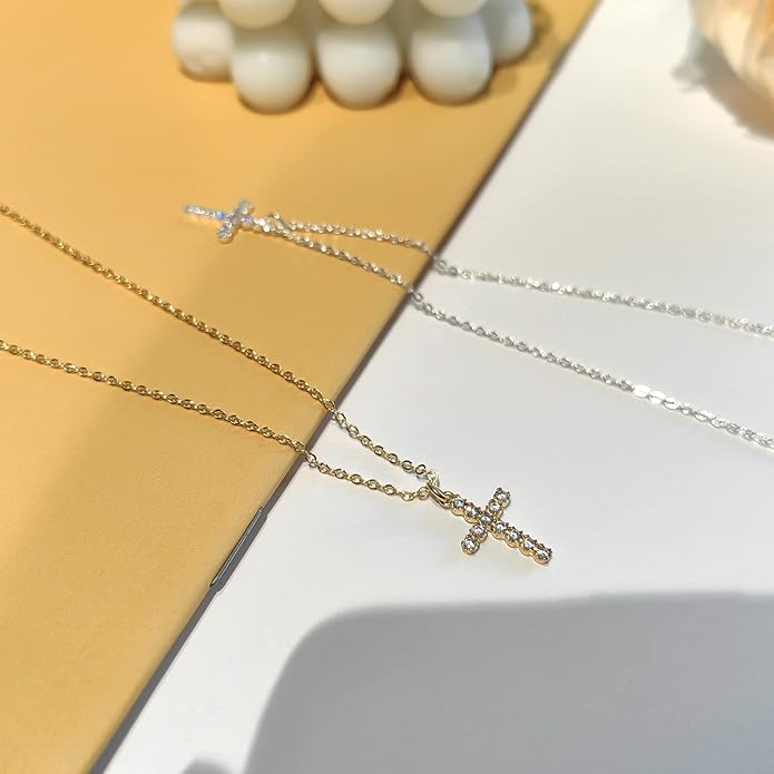 Luxval Lariat Gold Necklace for Women, Dainty Long Necklace 14k Gold Plated/Silver Y-Shaped Pendant Necklaces Trendy Beaded Chain Drop Necklaces Jewelry for Women Gifts