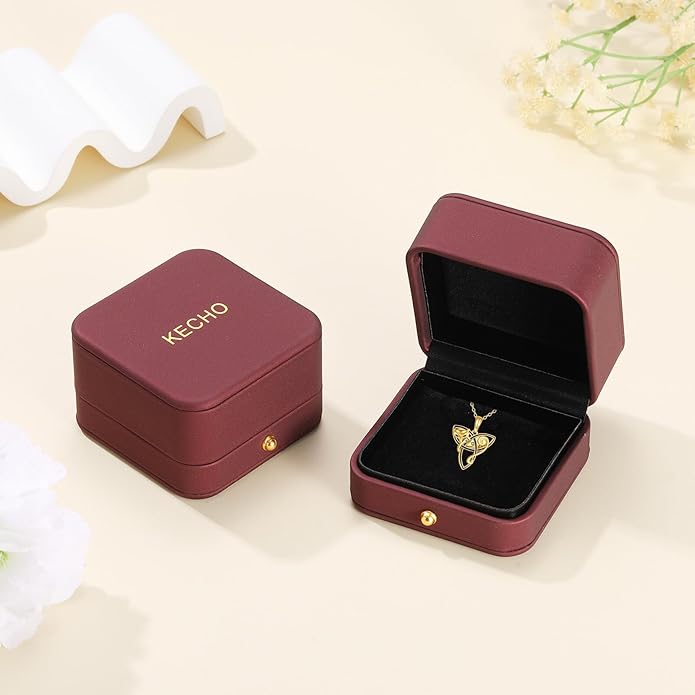 KECHO 14K Gold Animal Pendant Necklace - Dainty Zodiac & Pet Inspired Charm Necklace for Women - 16+1+1"