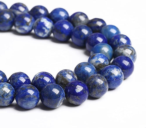 12MM 30PCS Natural Stone Blue Lapis Lazuli A Grade Gemstone Beads for Jewelry Making DIY Bracelet Crystal 1 Strand