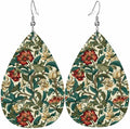 Teardrop Style Leather Earrings Outer Layer Silver Plating Hypoallergenic, Fashion Accessories Suitble Casual Outfits Parties Daily Wear for Sister Mom Wife Friends