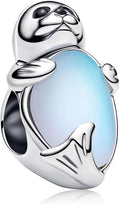 Cute Fashion Heart Charms,S925 Sterling Silver Charm,Bead for Bracelets and Necklaces,For Women Jewelry Present