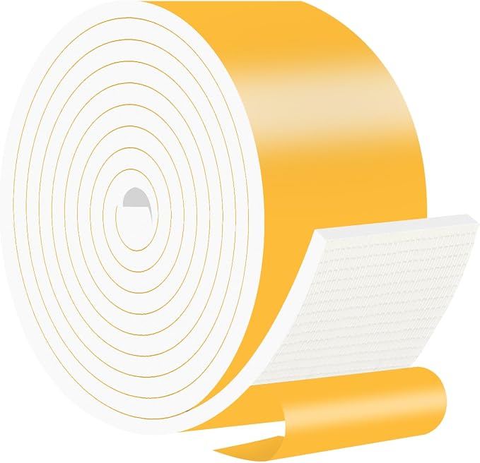 High Density CR Door Seal, for Door and Window, 3 in x 1/4 in x 10Ft | Door by MIKONIYA