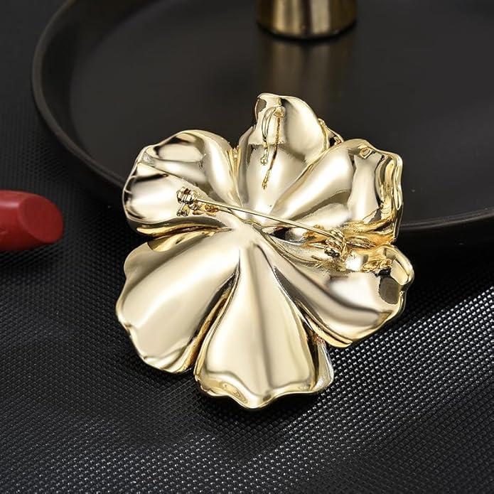 Red Rose Flower Brooches and Pins for Women Costume Jewelry Brooch Pins Broches Jewelry for Women Elegant Lady Pin