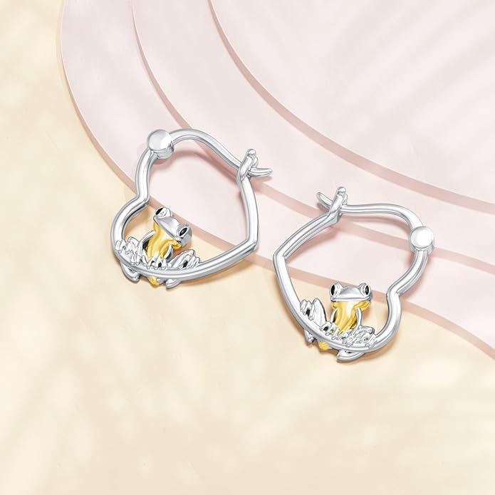 Hypoallergenic Earrings Rabbit Tiger Teddy Koala Puppy Panther Peacock Earrings Sterling Silver Animal Hug Hoop Earrings Jewelry Mothers Day Graduation Birthday Gifts for Women
