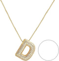 RWQIAN Letter Necklace for Women Bubble, Chunky Initial Alphabet A-Z Pendant Puffy Name Personalized Necklace Dainty Zircon CZ Fashion Jewelry Gifts for Girls Girlfriend