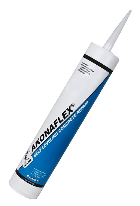 Akonaflex Self-Leveling Concrete Repair, 29 Ounces | Concrete Caulk Compound by AkonabyTCCMaterials
