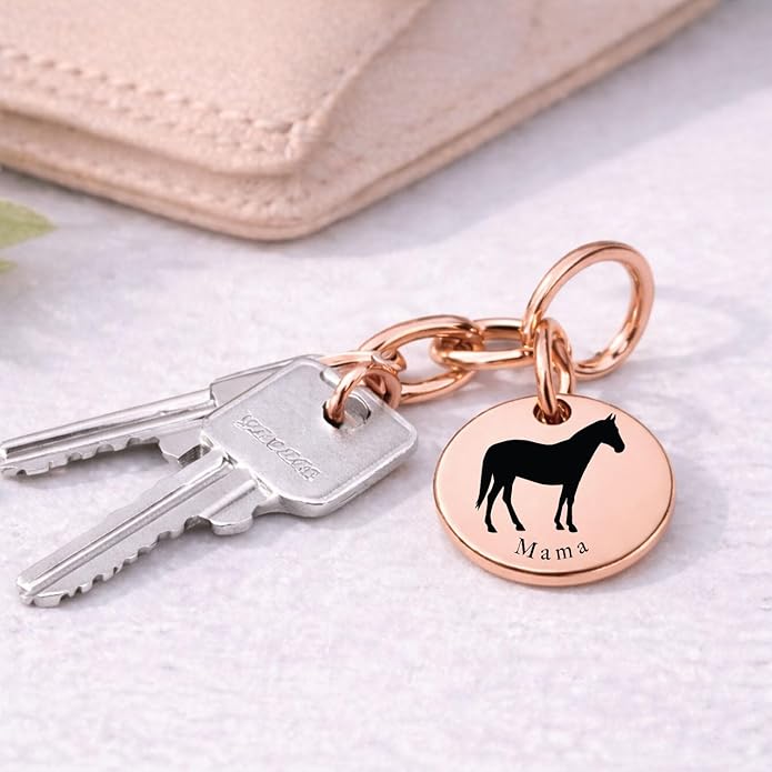 SM Design Mama Animal Charm Set – Set of 4 Stainless Steel Charms – Motherhood & Family Keepsake Jewelry Charmss