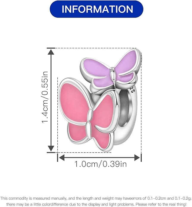 Cute Panda Animal 925 Sterling Silver Charms for Bracelets and Necklace Dangle Pendants Butterfly Elephant Dog Bead Jewelry Present for Women Family Friends